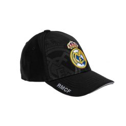 Czapka z daszkiem Real Madryt Junior - oficjalna licencjonowana. Czarne czapki z daszkiem Real Madrid, bez wzorów, sportowe. Za 99.00 zł.