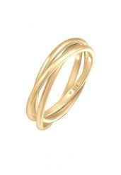 Elli Damski pierścionek Wrap Trini Look Basic Minimal w srebrze 925 Sterling Silver Pierścionki 1 ct. Szare pierścionki Elli, srebrne. Za 368.99 zł.