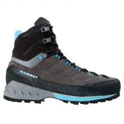 Buty wysokogórskie damskie Mammut Kento Tour High GTX. Szare buty trekkingowe Mammut, bez wzorów, bez zapięcia, trekkingowe. Za 887.73 zł.