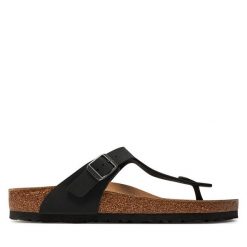 Japonki Birkenstock. Czarne japonki Birkenstock, bez wzorów. Za 319.99 zł.
