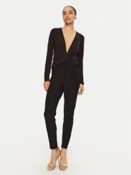 MICHAEL Michael Kors Kombinezon MF482MVAPQ Czarny Slim Fit. Czarne sukienki MICHAEL Michael Kors, m, bez wzorów, z wiskozy, bez kołnierzyka, bez ramiączek. Za 759.99 zł.