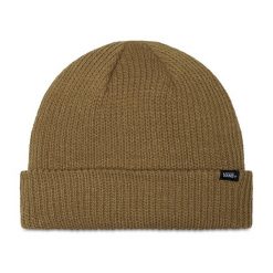 Czapka Vans. Brązowe czapki zimowe Vans, bez wzorów. Za 109.99 zł.