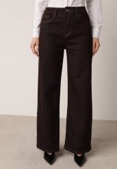 Brązowe Jeansy z Szerokimi Nogawkami z Bawełną Zidula. Brązowe jeansy Born2be, l, bez wzorów, z bawełny. Za 109.99 zł.