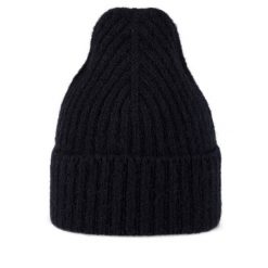 Czapka zimowa dla dorosłych z wełną merino BUFF Knitted Beanie Nilan. Niebieskie czapki zimowe Buff, bez wzorów, z wełny, sportowe. Za 149.99 zł.