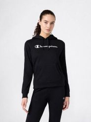 Champion Bluza w kolorze czarnym rozmiar: XXL. Czarne bluzy Champion, xxl, bez wzorów, z bawełny, bez ramiączek, z kapturem. Za 123.25 zł.