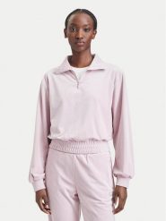 Guess Bluza V6BQ08 K6302 Różowy jasny Regular Fit. Czerwone bluzy bez kaptura Guess, l, z aplikacjami, z syntetyku, bez kaptura. Za 344.99 zł.