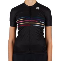 Koszulka rowerowa damska Sportful Vélodrome. Czarne t-shirty sportowe SPORTFUL, m, bez wzorów, z elastanu, bez ramiączek, rowerowe. Za 207.10 zł.