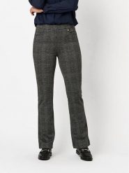 Rosner Spodnie w kolorze antracytowym rozmiar: 38K. Czarne spodnie materiałowe Rosner, bez wzorów, z materiału, z podwyższonym stanem. Za 143.99 zł.