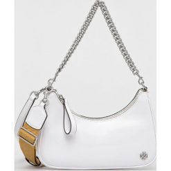 Tory Burch torebka kolor biały. Białe listonoszki Tory Burch, bez wzorów, na ramię, bez dodatków. Za 1,999.90 zł.