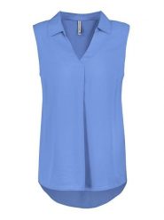 Fresh Made Bluzka w kolorze niebieskim rozmiar: S. Niebieskie bluzki Fresh Made, s, bez wzorów, z wiskozy, klasyczne, bez kołnierzyka, bez ramiączek. Za 43.99 zł.