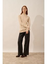 Just Cashmere Kaszmirowy golf "Dundee" w kolorze beżowym rozmiar: L. Brązowe swetry Just Cashmere, l, bez wzorów, z kaszmiru, bez ramiączek. Za 369.99 zł.