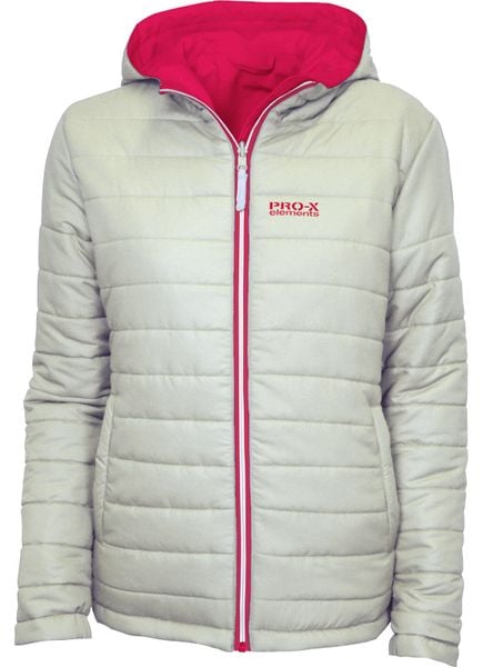 Damska kurtka dwustronna Pro-X Elements Heike. Brązowe kurtki PRO-X ELEMENTS, bez wzorów, z materiału, z kapturem. Za 524.00 zł.