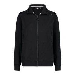 Damska bluza zapinana na zamek CMP. Czarne bluzy CMP, bez wzorów, bez ramiączek, bez kaptura. Za 259.15 zł.
