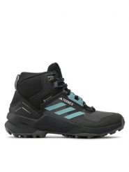 Adidas Trekkingi Terrex Swift R3 Mid Gtx W GORE-TEX HP8712 Czarny. Czarne buty trekkingowe adidas, z gore-texu, bez zapięcia. Za 849.99 zł.