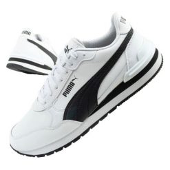 Buty Puma St Runner v4 W 39973603 białe. Białe buty treningowe bez wzorów, z materiału, bez zapięcia, trekkingowe. Za 310.47 zł.