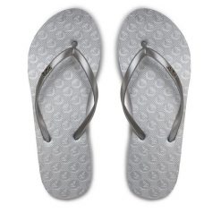 Japonki Roxy. Szare japonki Roxy, bez wzorów. Za 49.99 zł.