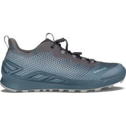 Buty trekkingowe damskie Lowa Wms Gtx Low Hiking Boot. Niebieskie trekkingi Lowa, bez wzorów, z gore-texu, bez zapięcia, trekkingowe, gore-tex. Za 369.00 zł.