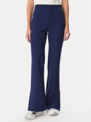 Adidas Spodnie dresowe Soft Lux Flared KR5283 Niebieski Slim Fit. Niebieskie spodnie dresowe adidas, bez wzorów, z dresówki. Za 299.99 zł.