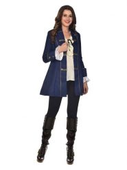 Amscan Płaszcz kostiumowy "Pirate" w kolorze granatowym rozmiar: XL. Niebieskie płaszcze AMSCAN, xl, bez wzorów, bez kaptura. Za 108.99 zł.