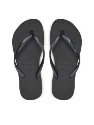 Havaianas Japonki 4000030.0090 Czarny. Czarne japonki Havaianas, bez wzorów, z tworzywa sztucznego. Za 79.99 zł.