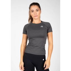 Koszulka fitness damska Gorilla Wear Aspen T-shirt. Niebieskie t-shirty GORILLA WEAR, xs, bez wzorów, sportowe, bez kołnierzyka, bez ramiączek. Za 149.00 zł.
