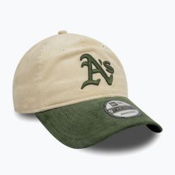 Czapka z daszkiem New Era Block Cord 9Twenty Oakland Athletics. Brązowe czapki z daszkiem New Era, bez wzorów. Za 129.99 zł.