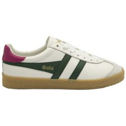 Damskie skórzane buty sportowe Gola Medallist Leather. Białe buty treningowe Gola, bez wzorów, ze skóry, bez zapięcia. Za 432.50 zł.