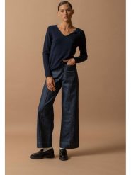 Perfect Cashmere Kaszmirowy sweter w kolorze granatowym rozmiar: M. Niebieskie swetry Perfect Cashmere, m, bez wzorów, z kaszmiru, bez ramiączek. Za 326.99 zł.