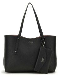 Guess Shopper bag w kolorze czarnym - 42 x 27 x 13 cm rozmiar: onesize. Czarne shopper bag Guess, z aplikacjami, z materiału, na ramię, bez dodatków. Za 505.13 zł.