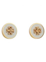 Tory Burch Kolczyki Kira 90547 Biały. Białe kolczyki Tory Burch, metalowe. Za 539.99 zł.