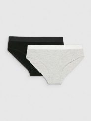 4F Bielizna figi (2-pack) damskie - multikolor S. Figi 4f, bez wzorów. W wyprzedaży za 39.99 zł.