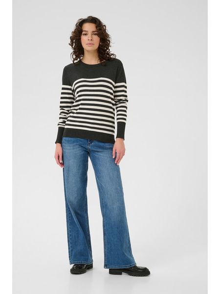 Kaffe Sweter w kolorze czarnym rozmiar: M. Czarne swetry Kaffe, m, bez wzorów, bez ramiączek. Za 96.14 zł.