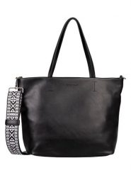 Tom Tailor Shopper bag "Palina" w kolorze czarnym - 42 x 29 x 15 cm rozmiar: onesize. Czarne shopper bag Tom Tailor, bez wzorów, z materiału, na ramię, bez dodatków. Za 108.99 zł.