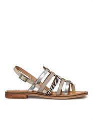 Geox Sandały D Maddalusiac D65YMB 0N6QS C5Y1S Kolorowy. Sandały Geox, bez wzorów, ze skóry, bez obcasa, na płaskiej podeszwie, bez zapięcia. Za 389.99 zł.