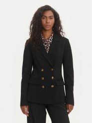 Guess Marynarka W5YN39 KCMU2 Czarny Regular Fit. Czarne marynarki i żakiety Guess, l, z aplikacjami, z syntetyku, bez ramiączek. Za 489.99 zł.