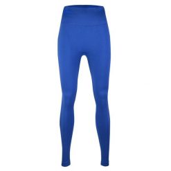 Legginsy Modelujące - Power Up! Bezszwowe. Niebieskie legginsy BESHAPED, bez wzorów, z nylonu, sportowe. Za 179.00 zł.