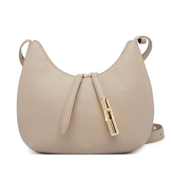Torebka Furla. Brązowe torebki klasyczne Furla, bez wzorów, klasyczne, bez dodatków. Za 1,219.00 zł.
