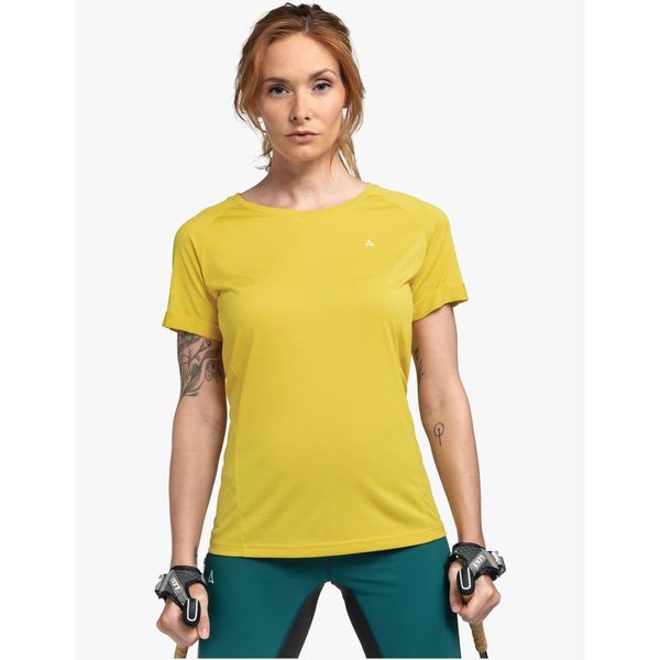 Koszulka damska Schöffel Boise2. Żółte t-shirty sportowe Schöffel, l, bez wzorów, bez ramiączek. Za 224.99 zł.