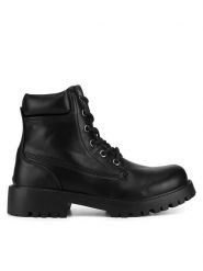 Clara Barson Botki WS5628-10 Czarny. Czarne botki Clara Barson, bez wzorów, bez obcasa, na płaskiej podeszwie, bez zapięcia. Za 119.99 zł.