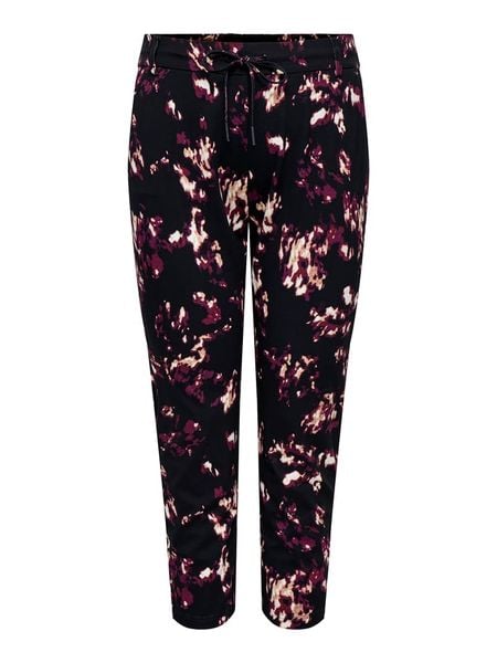 ONLY Carmakoma Spodnie w kolorze czarno-fioletowym rozmiar: 42/L32. Czarne spodnie materiałowe Only Carmakoma, bez wzorów, z materiału. Za 118.28 zł.