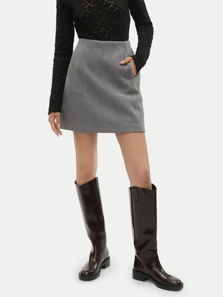 Vero Moda Spódnica ołówkowa Fortuneallison 10253954 Szary Slim Fit. Szare spódnice Vero Moda, xs, bez wzorów, z syntetyku, ołówkowe. Za 109.99 zł.