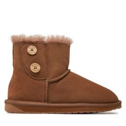 Śniegowce EMU Australia. Brązowe śniegowce Emu Australia, bez wzorów, bez zapięcia. Za 699.99 zł.
