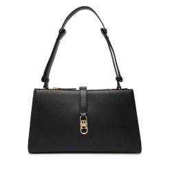 Torebka Tommy Hilfiger. Czarne torebki klasyczne Tommy Hilfiger, bez wzorów, klasyczne, bez dodatków. Za 649.99 zł.