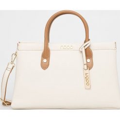 Nobo torebka kolor beżowy. Brązowe shopper bag NOBO, bez wzorów, bez dodatków. W wyprzedaży za 209.99 zł.