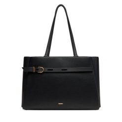 Torebka DKNY. Czarne torebki klasyczne DKNY, bez wzorów, klasyczne, bez dodatków. Za 619.99 zł.