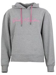 Peak Mountain Bluza "Alauren" w kolorze szarym rozmiar: L. Szare bluzy Peak Mountain, l, bez wzorów, z bawełny, bez ramiączek, z kapturem. Za 152.99 zł.