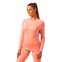 Longsleeve termoaktywny damski Surfanic Cozy Crewneck. Czerwone bielizna termoaktywna damska Surfanic, bez wzorów, bez ramiączek, narciarskie. Za 149.99 zł.