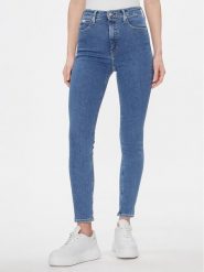 Calvin Klein Jeans Jeansy High Rise Skinny J20J223311 Niebieski Skinny Fit. Niebieskie jeansy Calvin Klein Jeans, bez wzorów, z bawełny. Za 239.99 zł.