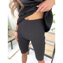 Kolarki Striped Leggins Black. Czarne szorty ClothStore, bez wzorów. Za 89.00 zł.