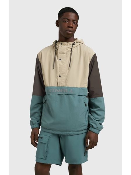 O'Neill Kurtka przejściowa w kolorze beżowo-niebiesko-oliwkowym rozmiar: M. Brązowe kurtki O'Neill, m, bez wzorów, bez kaptura. Za 298.67 zł.